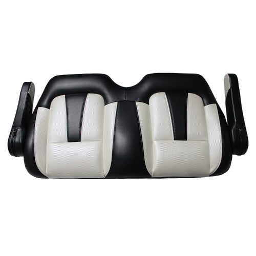 Evolution D5 Golf Cart Seat Cushion Assembly White / Black Elite