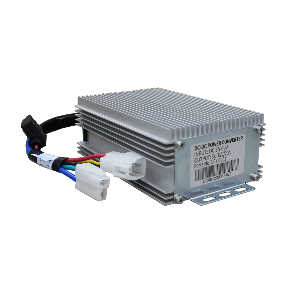 Evolution D5 Golf Cart OEM 200 Watt 20 Amp 48V to 12V DC Converter