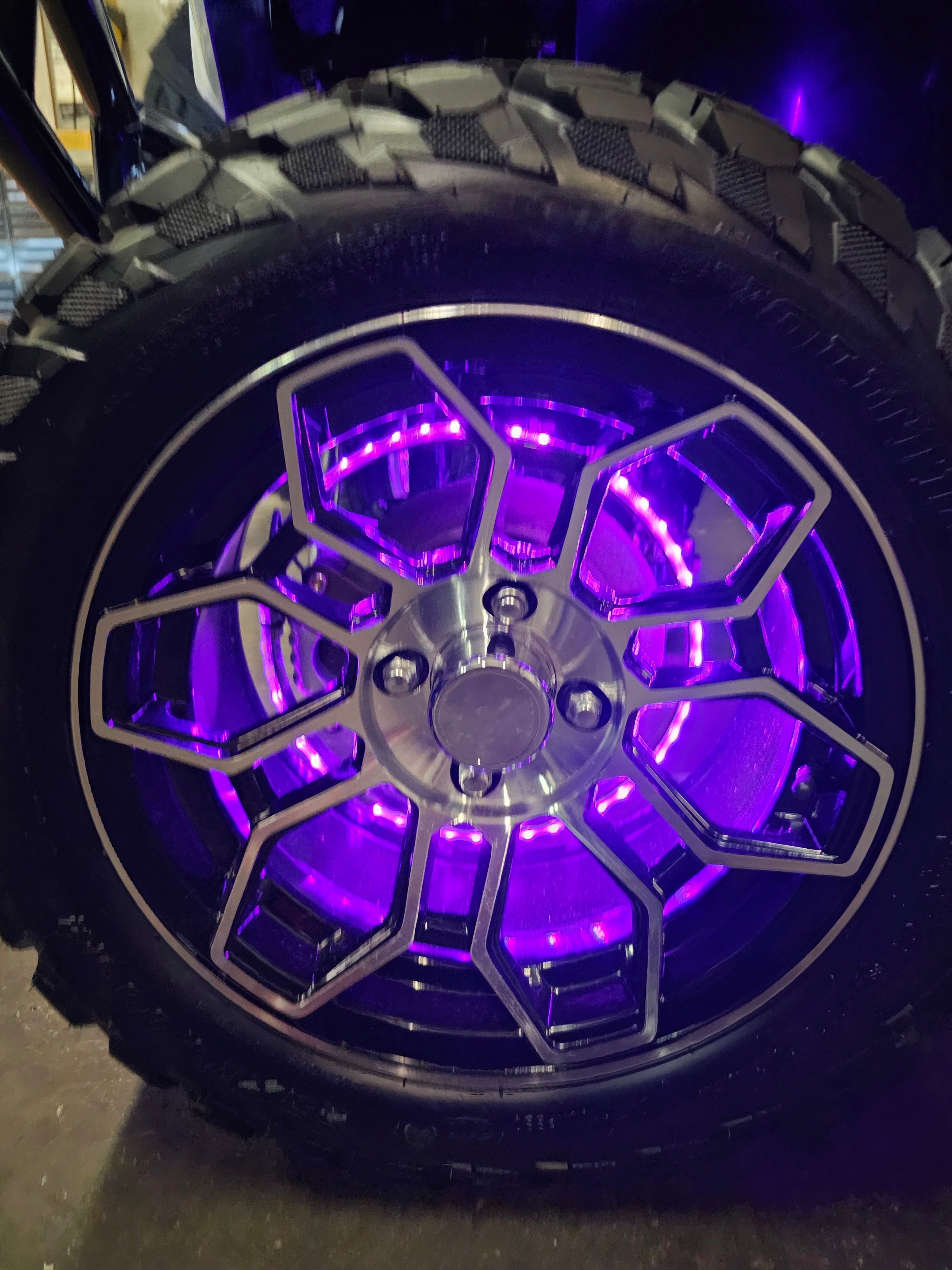 EVOLUTION D5 GOLF CART LED WHEEL LIGHTS Elite Custom Golf Carts LLC