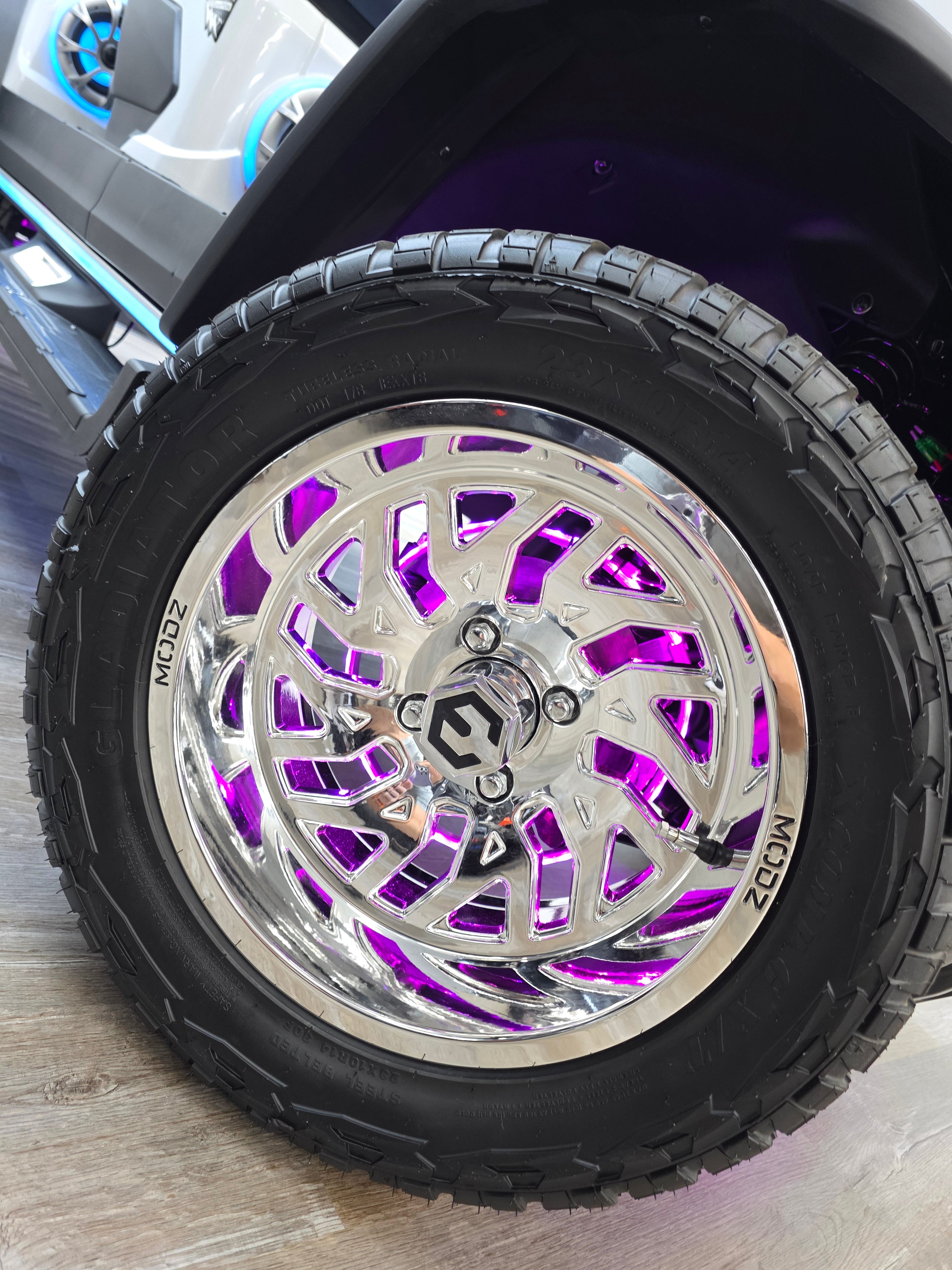 EVOLUTION D6 D-MAX GOLF CART LED WHEEL LIGHTS – Elite Custom Golf