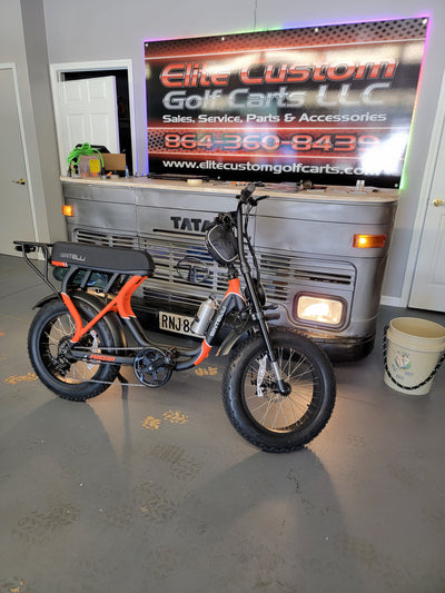 Bintelli Fusion Hybrid Electric Bike Orange / Black