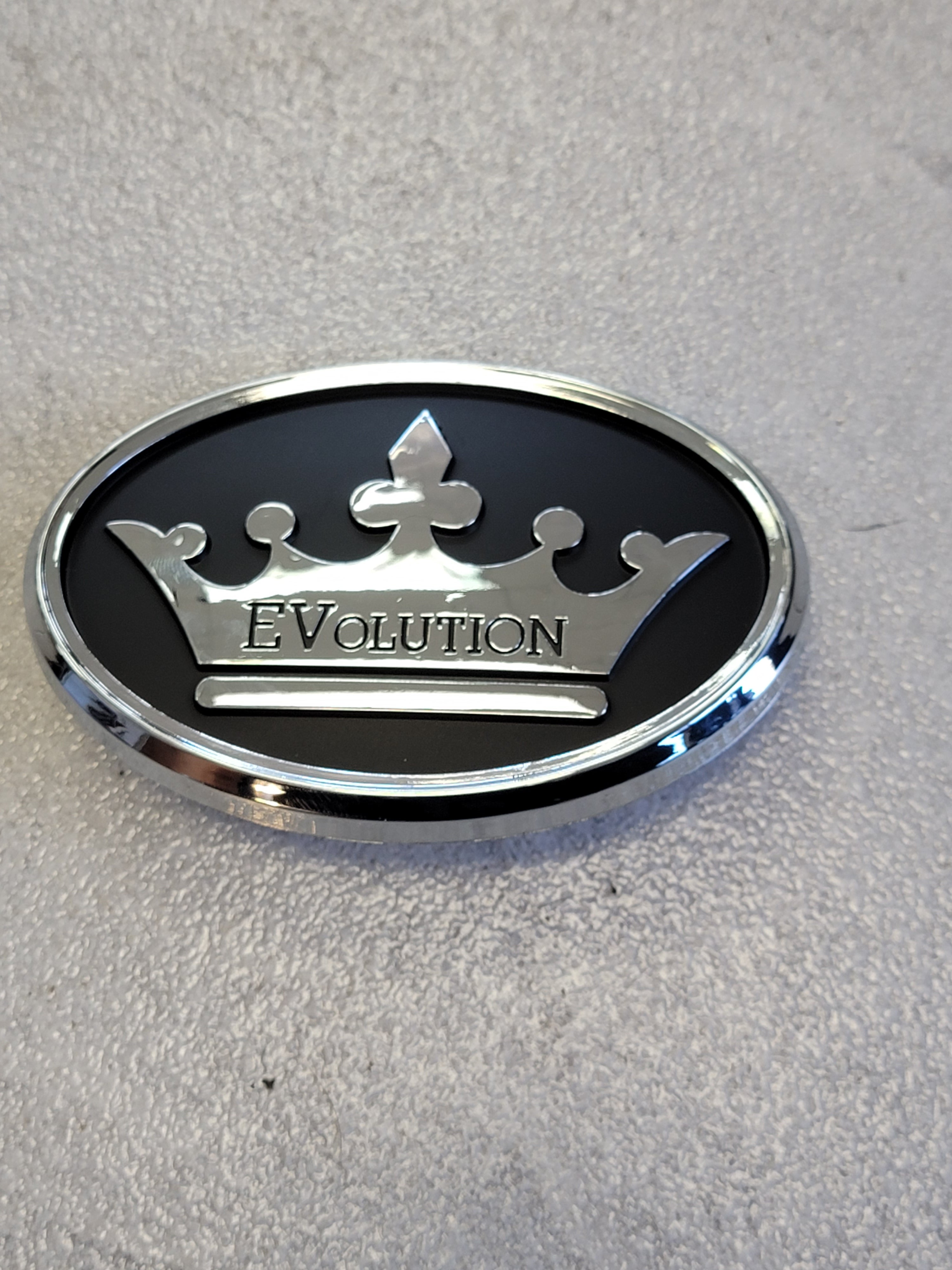 Evolution Golf Cart Emblem Fits Classic Plus, Classic Pro, Forrester P