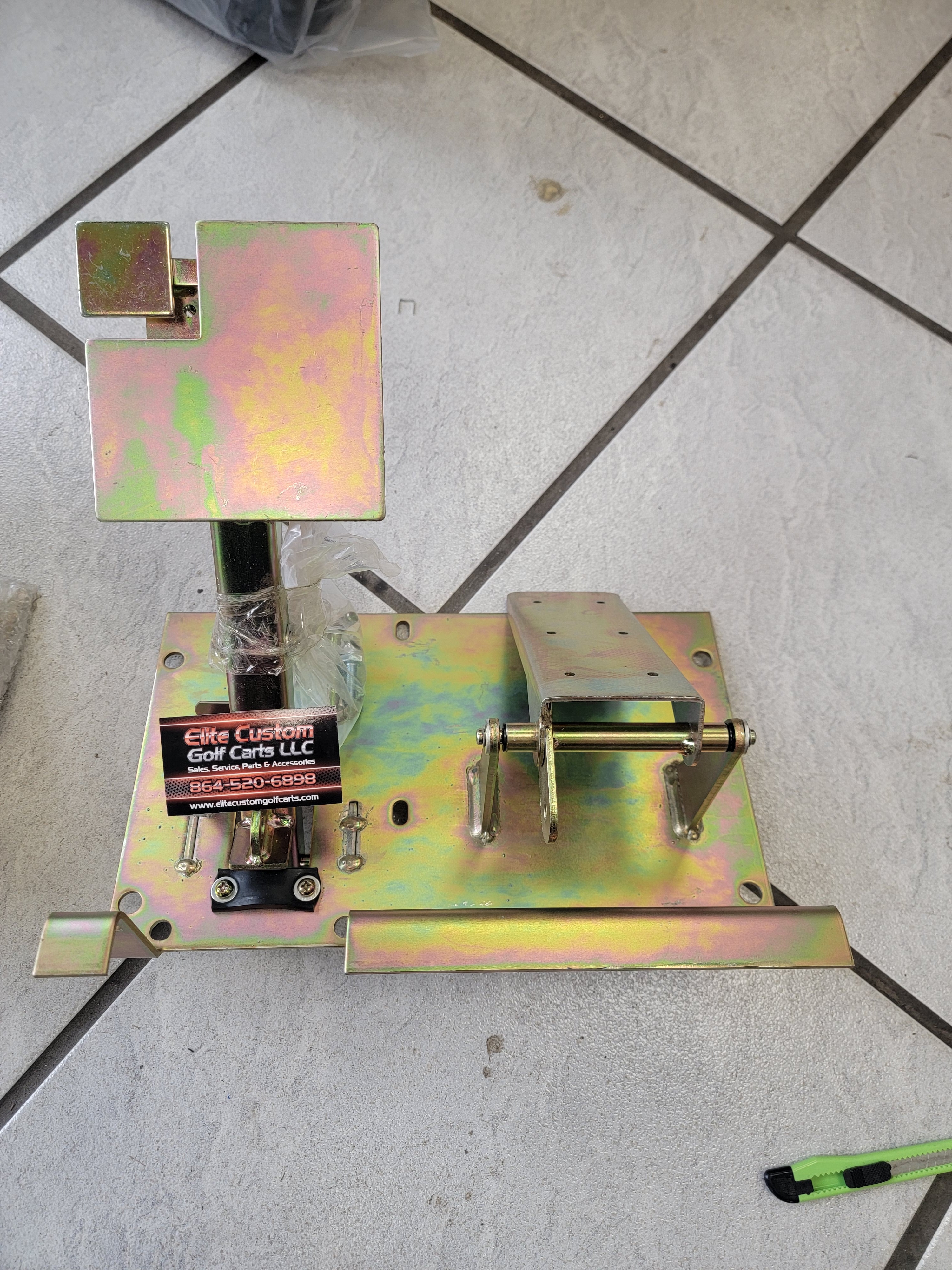 Evolution Golf Cart Accelerator and Brake Pedal Assembly Fits Classic