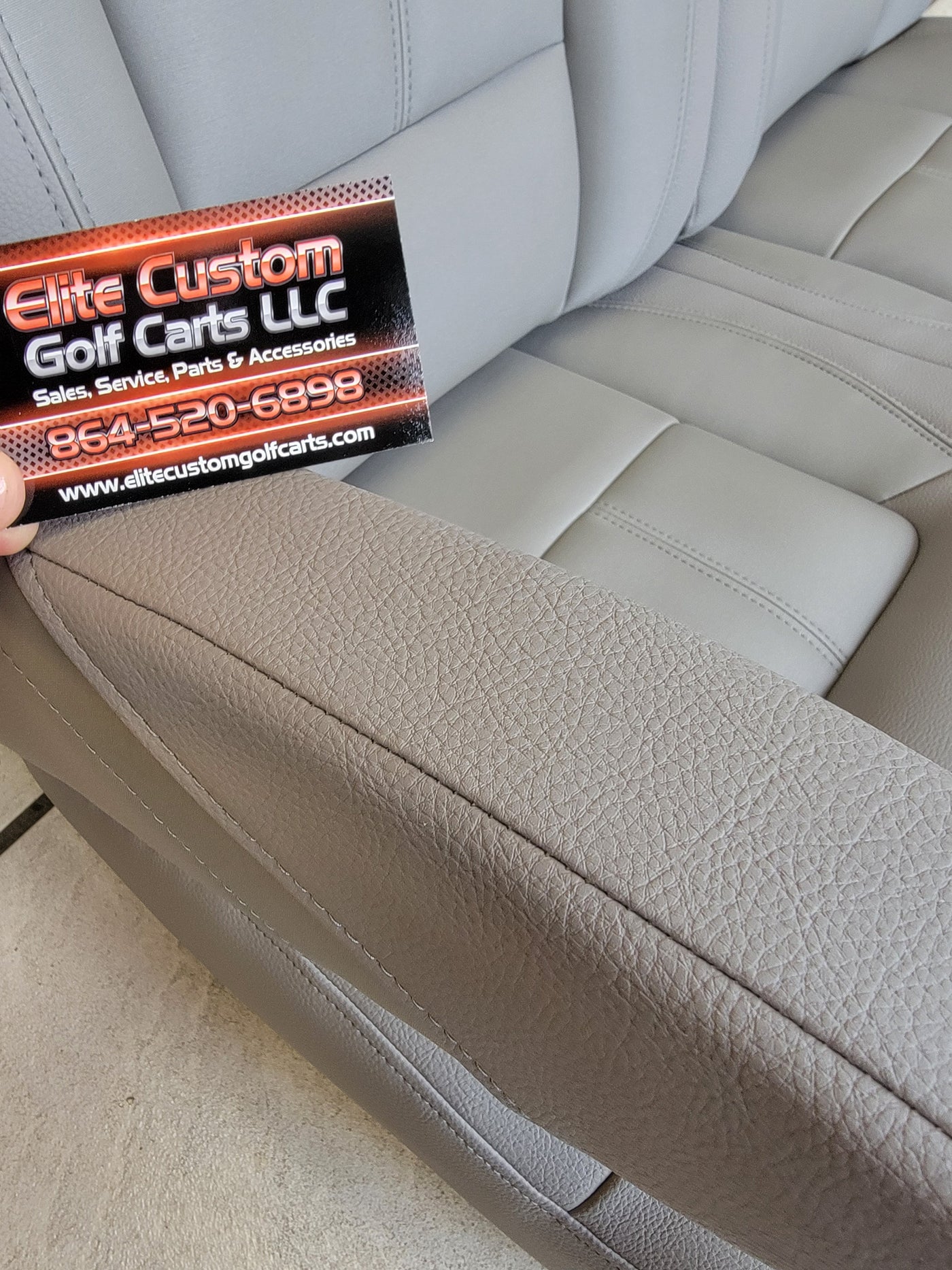 EZGO TXT Golf Cart American Sportster High Back Premium Seats w/Armrest