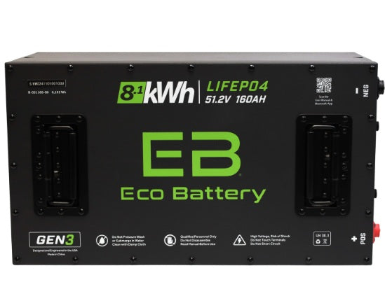 Eco Battery LIFEPO4 Lithium 48v 160ah Battery ONLY