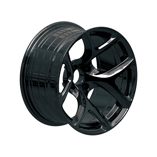 EVOLUTION D-MAX XT BLACK GOLF CART RIM 16x8.5