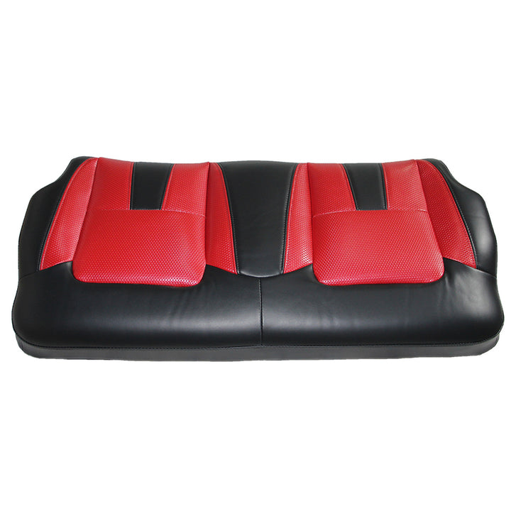 Evolution D5 Golf Cart Seat Cushion Assembly Red / Black