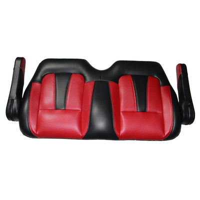 Evolution D5 Golf Cart Seat Cushion Assembly Red / Black