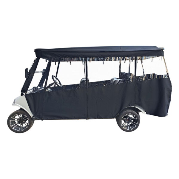 Evolution 6 Passenger Track Style Golf Cart Enclosure By Evolution Fits Carrier 6 & Forester 6 Models