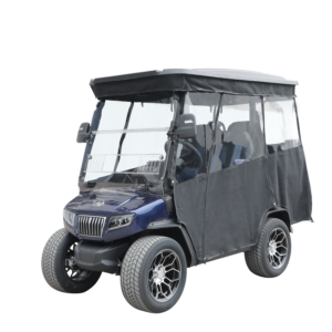 Evolution Brand D5 2+2 Ranger &amp; Maverick Passenger Golf Cart Enclosure with Tracks