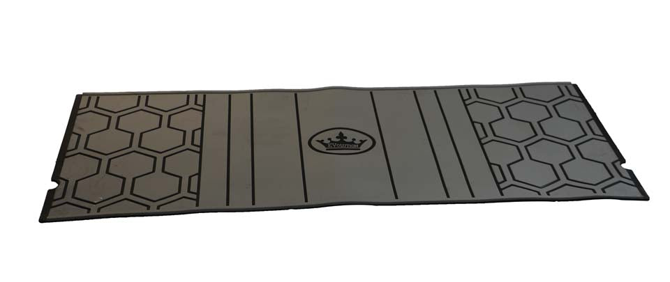 Evolution D5, D6 DMAX Golf Cart Floor Mat Footrest Rubber Skin Light Gray