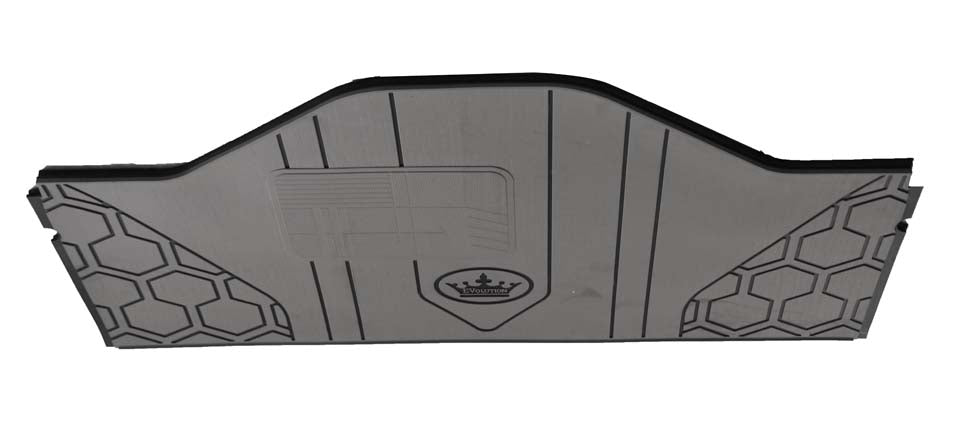 Evolution D5, D6 DMAX Golf Cart Floor Mat Footrest Rubber Skin Light Gray