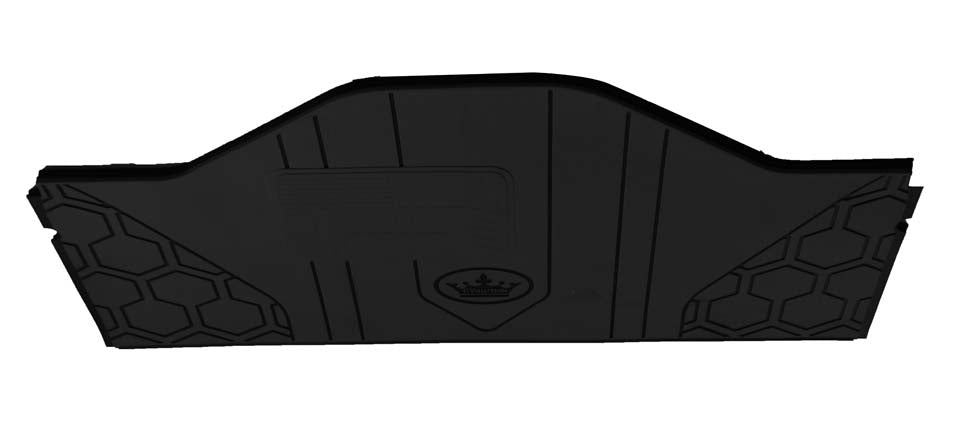 Evolution D5, D6 DMAX Golf Cart Floor Mat Footrest Rubber Skin Black Carbon