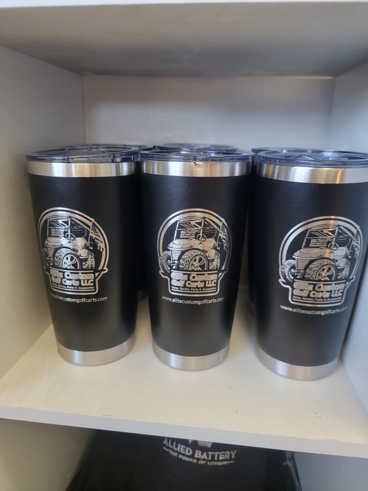 Elite Custom Golf Carts Tumbler Black