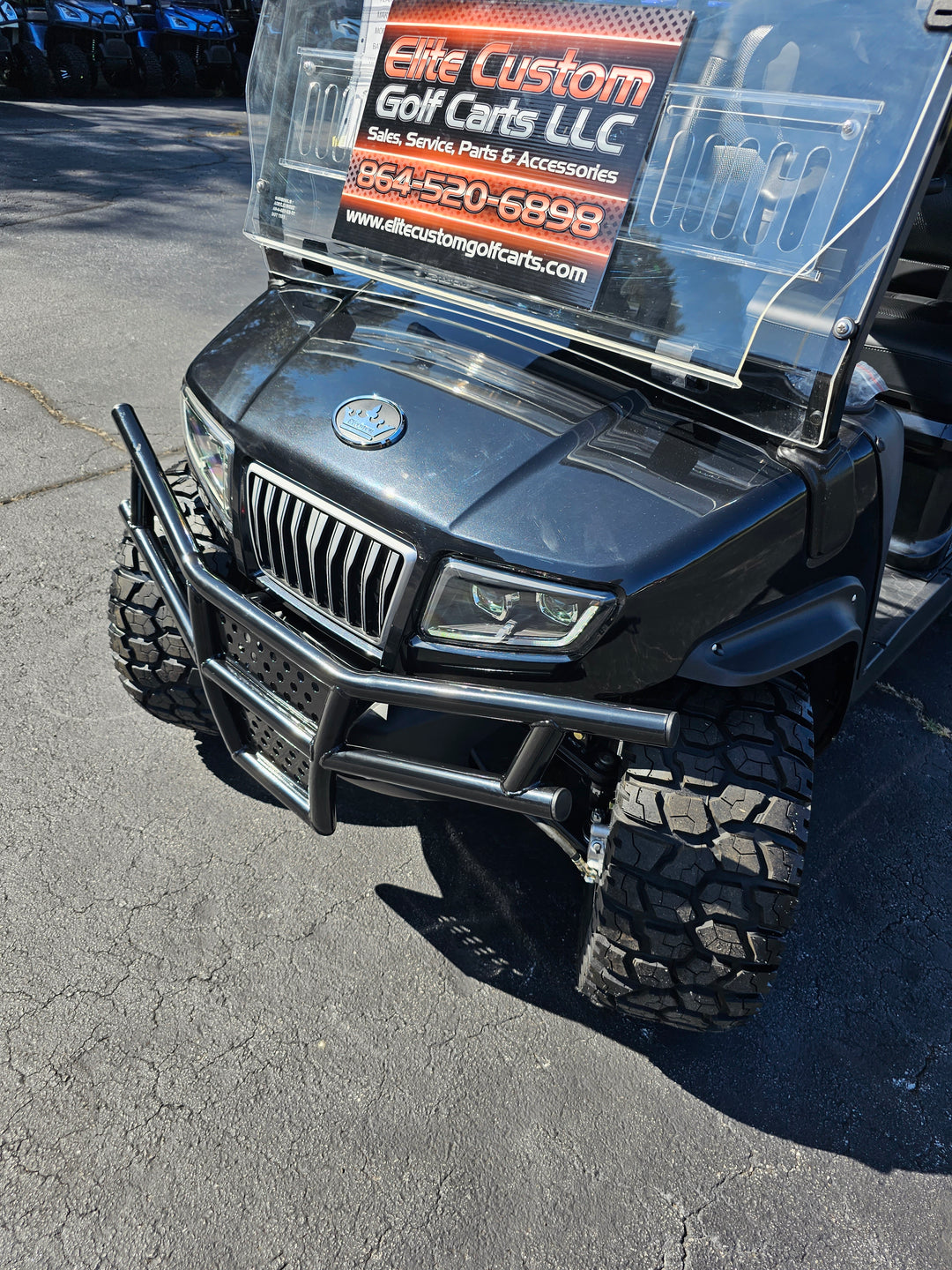 Evolution D5 Maverick Golf Cart Front Brush Guard