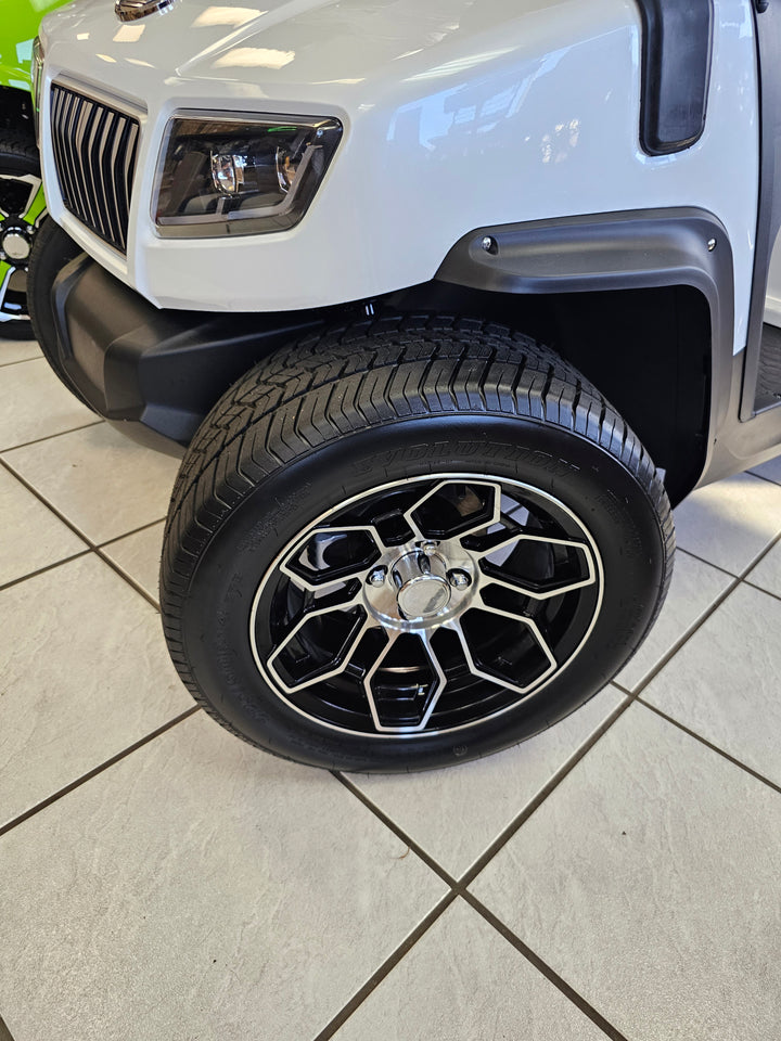 EVOLUTION D5 RANGER GOLF CART WHEEL ON 225/50R-14 DOT TIRE (4-PLY)