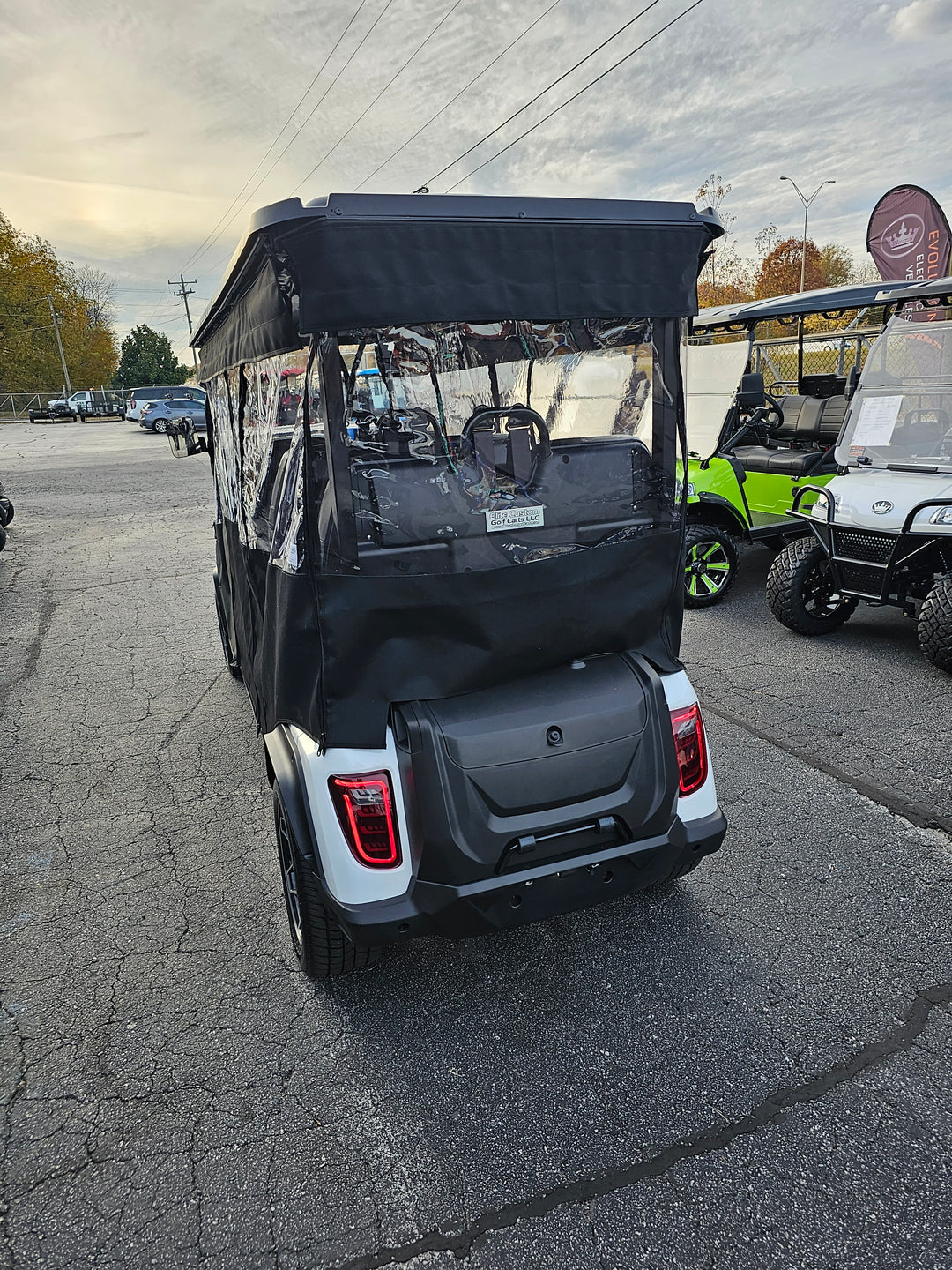 Evolution D5 Ranger &amp; Maverick DoorWorks 6 Passenger Golf Cart Enclosure