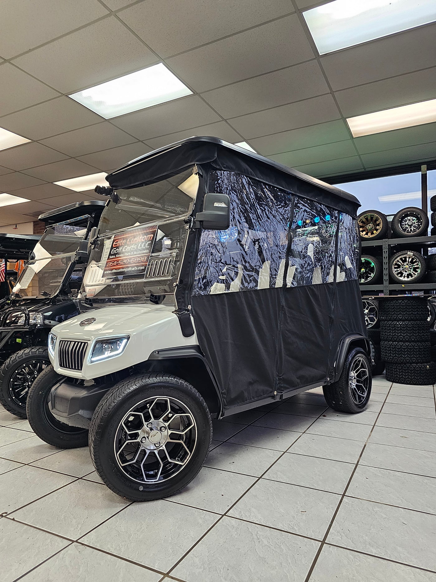 Evolution D5 Ranger 4 & Maverick 4 Passenger Golf Cart Enclosure Evolu ...