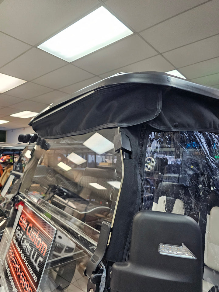 Evolution D5 Ranger 4 &amp; Maverick 4 Passenger Golf Cart Enclosure Evolution Brand With Tracks
