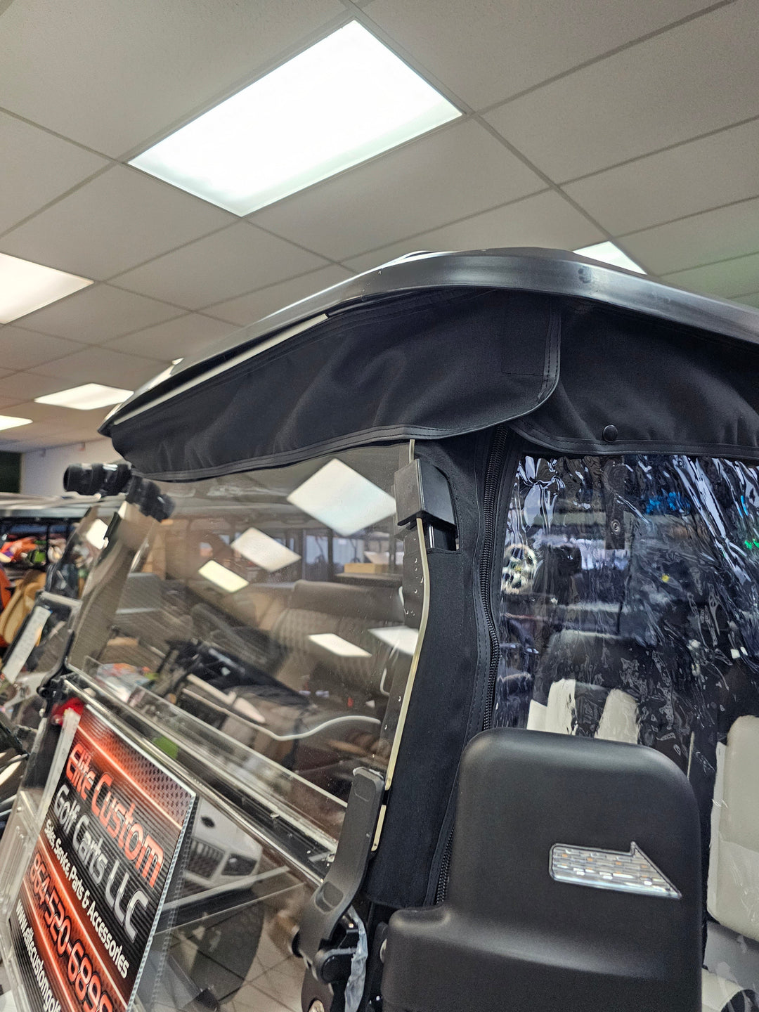 Evolution D5 Ranger 6 &amp; Maverick 6 Passenger Golf Cart Enclosure Evolution Brand