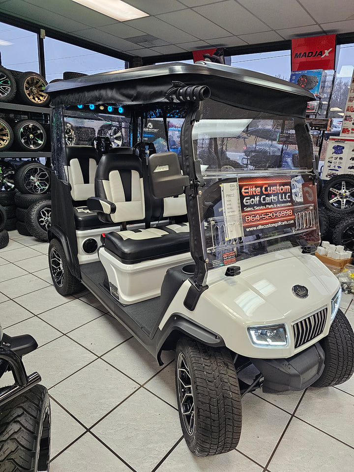 Evolution D5 Ranger 4 &amp; Maverick 4 Passenger Golf Cart Enclosure Evolution Brand With Tracks