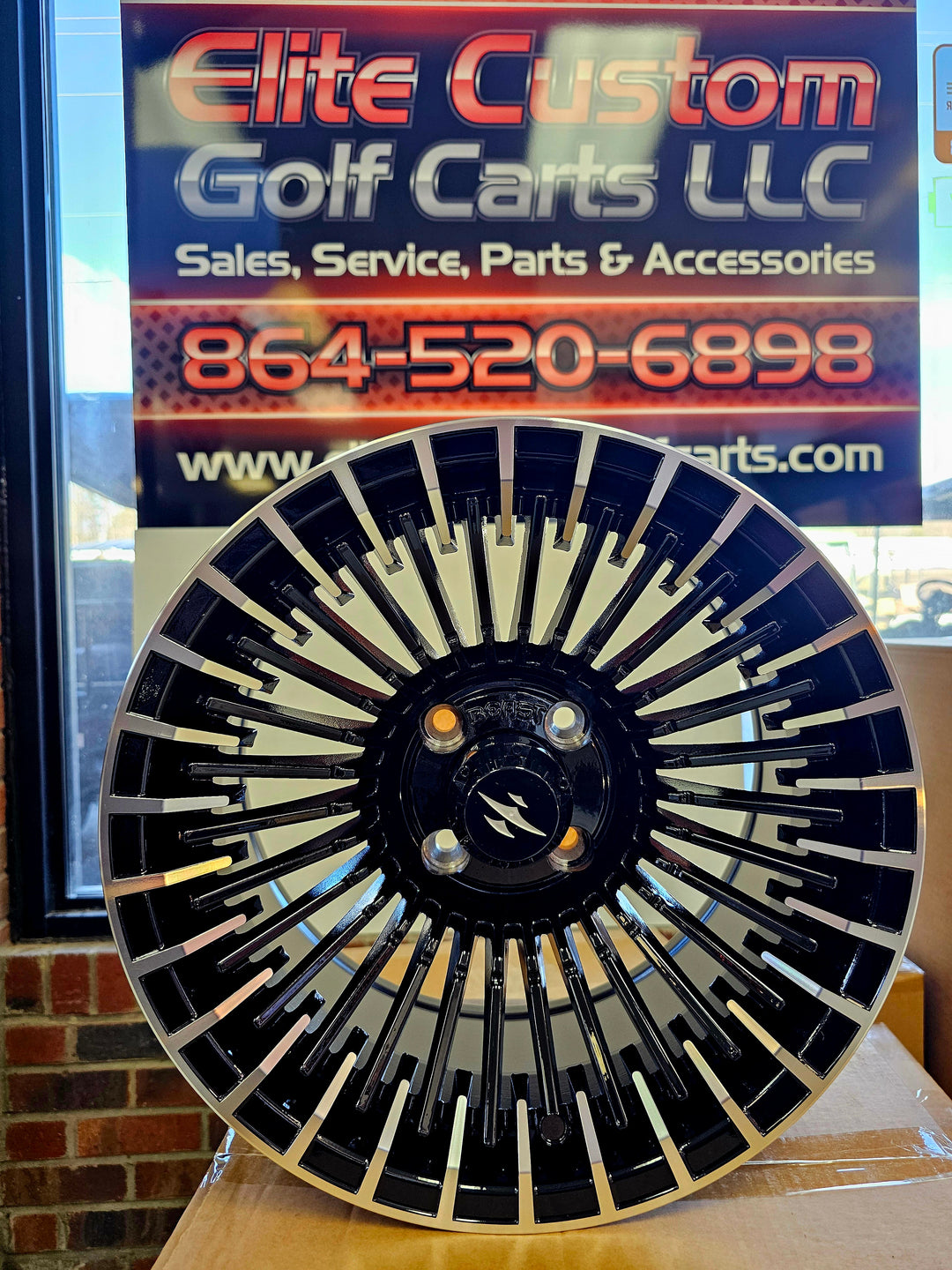 14″ Piranha Machined &amp; Black Wheel – Aluminum Alloy / STEELENG BEAST WHEELS