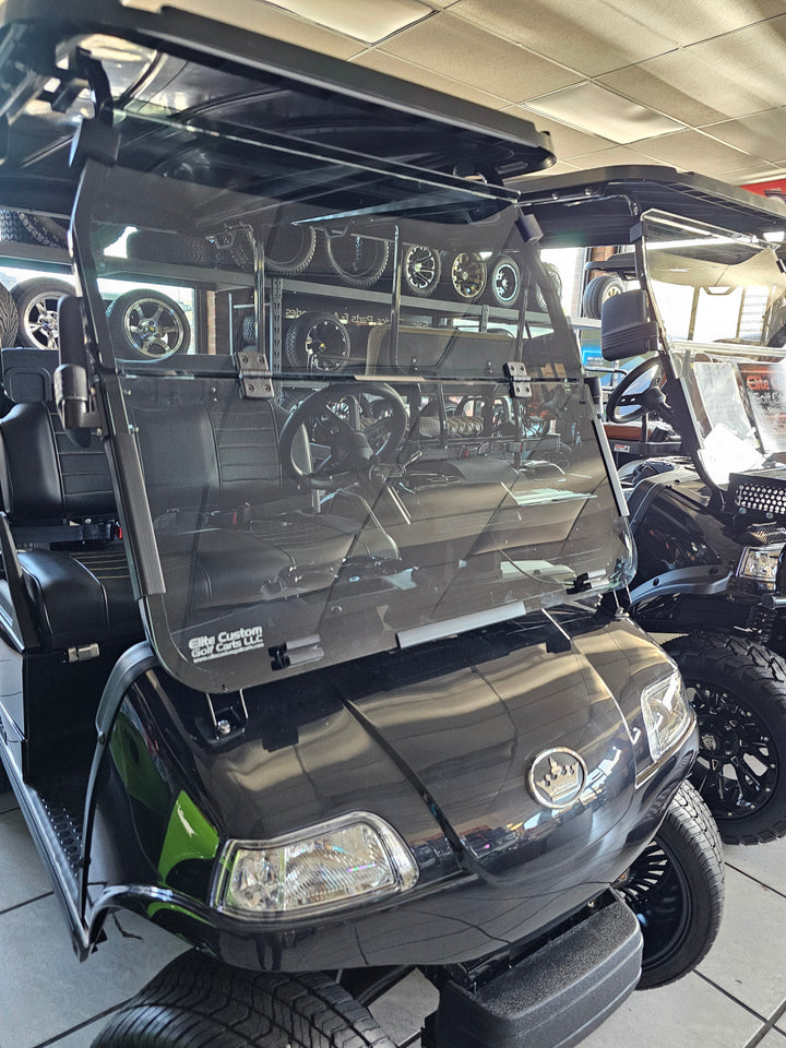 Evolution Golf Cart Tinted Windshield Fits Classic Plus, Classic Pro, Forrester Plus and Carrier Plus Models