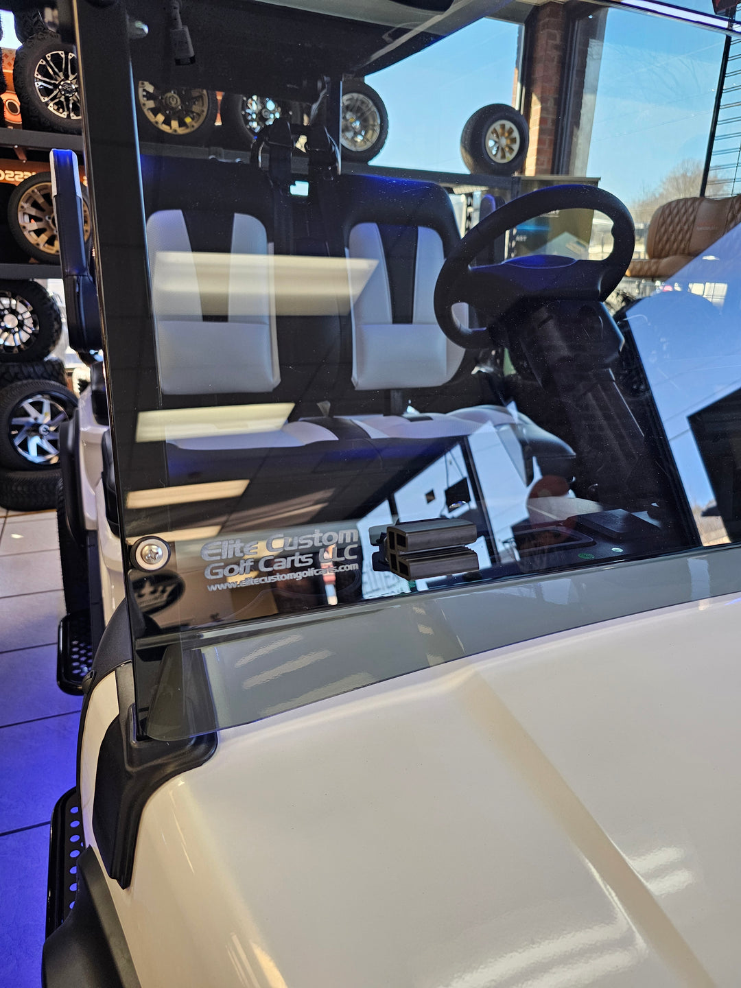 Evolution D5 Golf Cart Tinted Windshield Fits Evolution D5 Models