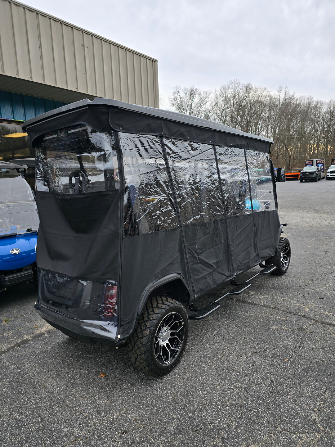 Evolution D5 Ranger 6 &amp; Maverick 6 Passenger Golf Cart Enclosure Evolution Brand
