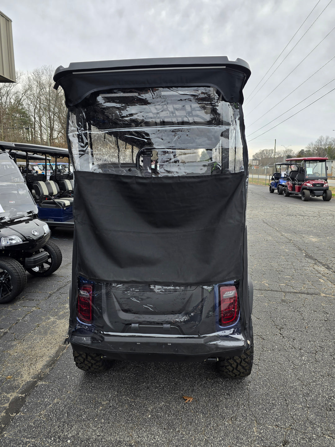Evolution D5 Ranger 6 &amp; Maverick 6 Passenger Golf Cart Enclosure Evolution Brand