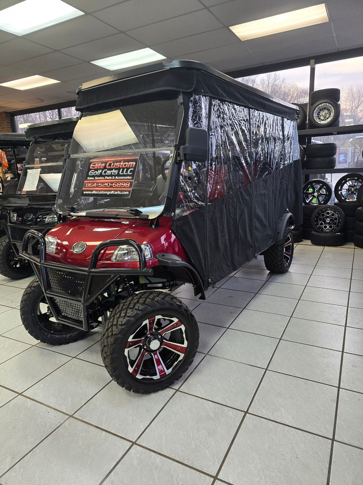 Evolution 6 Passenger Track Style Golf Cart Enclosure By Evolution Fits Carrier 6 &amp; Forester 6 Models