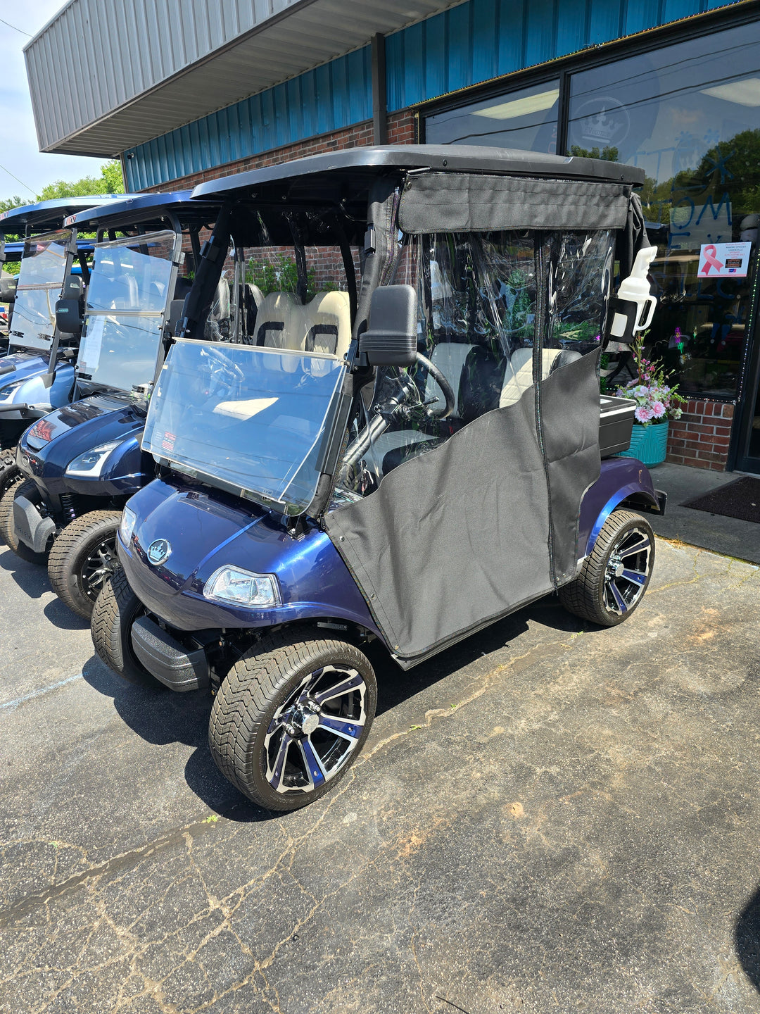 Evolution 2 Passenger Track Style Golf Cart Enclosure By Doorworks Fits Classic 2 Pro &amp; Plus , Turfman 200 &amp; Turfman 1000 Models