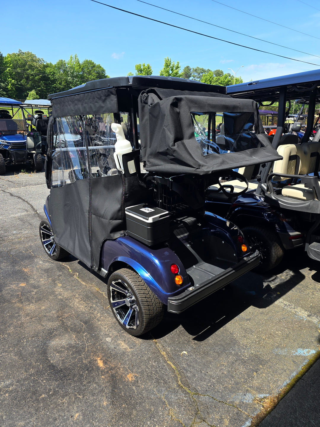Evolution 2 Passenger Track Style Golf Cart Enclosure By Doorworks Fits Classic 2 Pro &amp; Plus , Turfman 200 &amp; Turfman 1000 Models