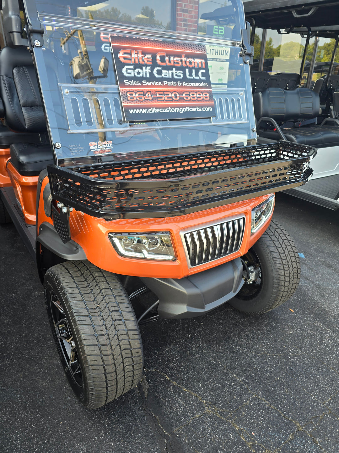 Evolution D5 Maverick &amp; Ranger Golf Cart Front Clay Basket