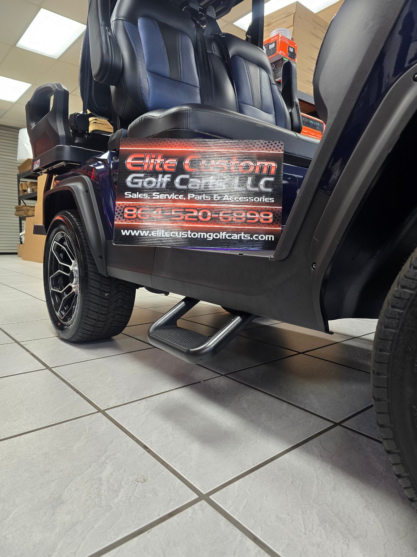Evolution Golf Cart Side Steps Fits D5 Ranger 2+2 Models – Elite Custom ...