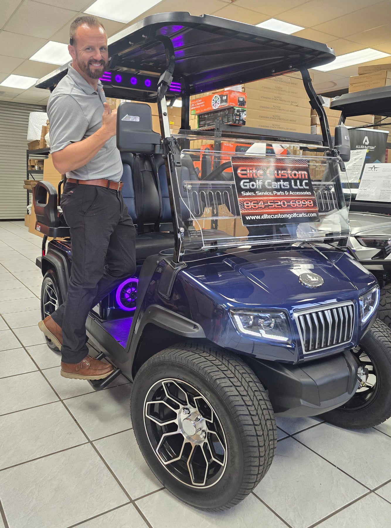 Evolution Golf Cart Side Steps Fits D5 Ranger 2+2 Models – Elite Custom ...