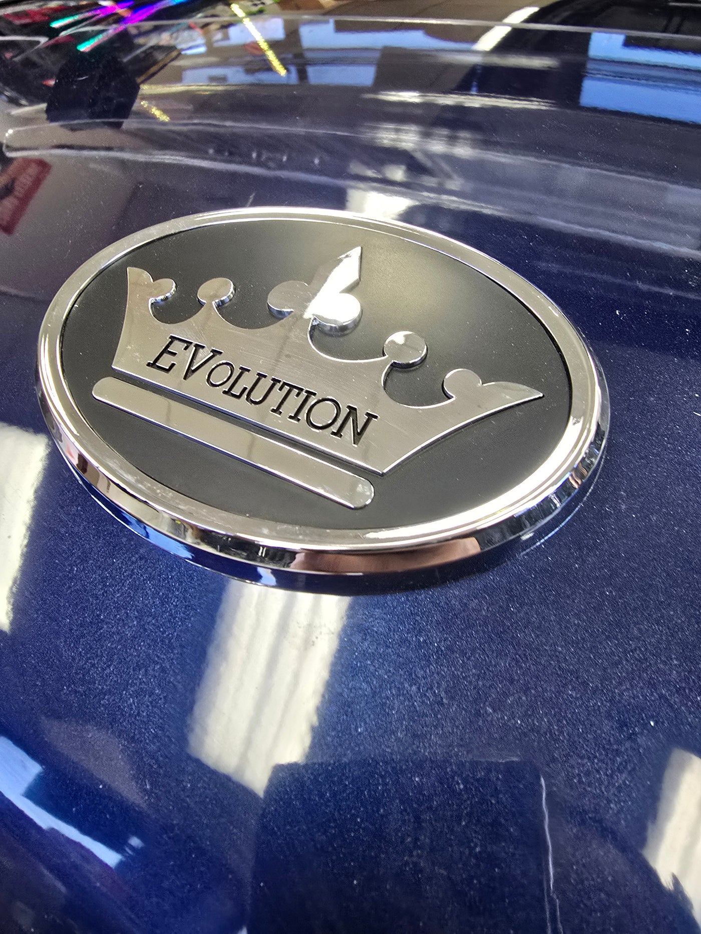 Evolution Golf Cart Trademark Plate / Front Emblem