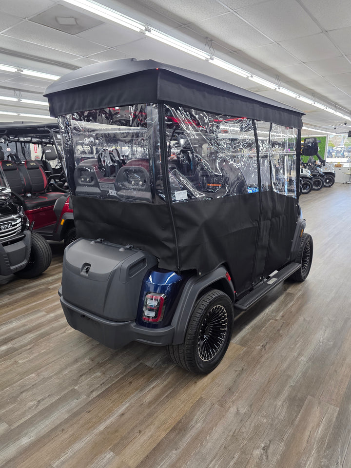 Epic E40FX 4 Passenger DoorWorks Track Style Golf Cart Enclosure