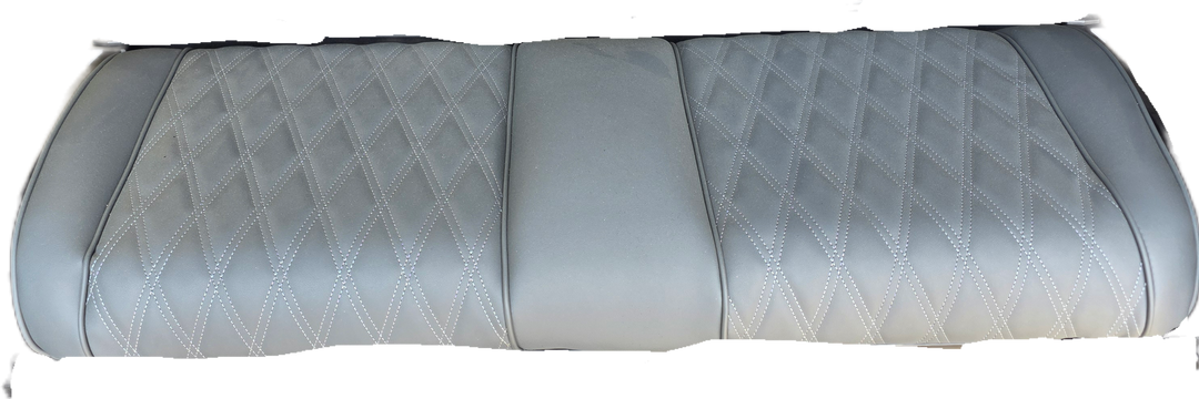 Denago EV Golf Cart Rear Seat Bottom Cushion Factory Gray Diamond Stich