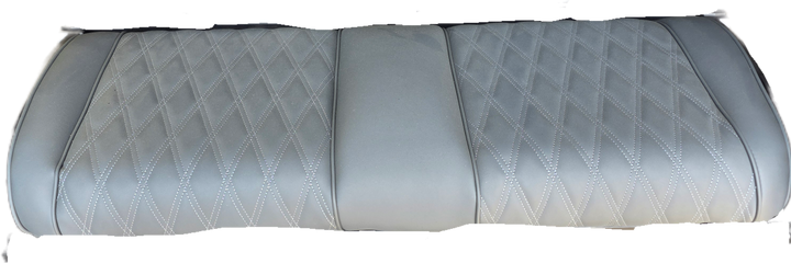 Denago EV Golf Cart Rear Seat Bottom Cushion Factory Gray Diamond Stich