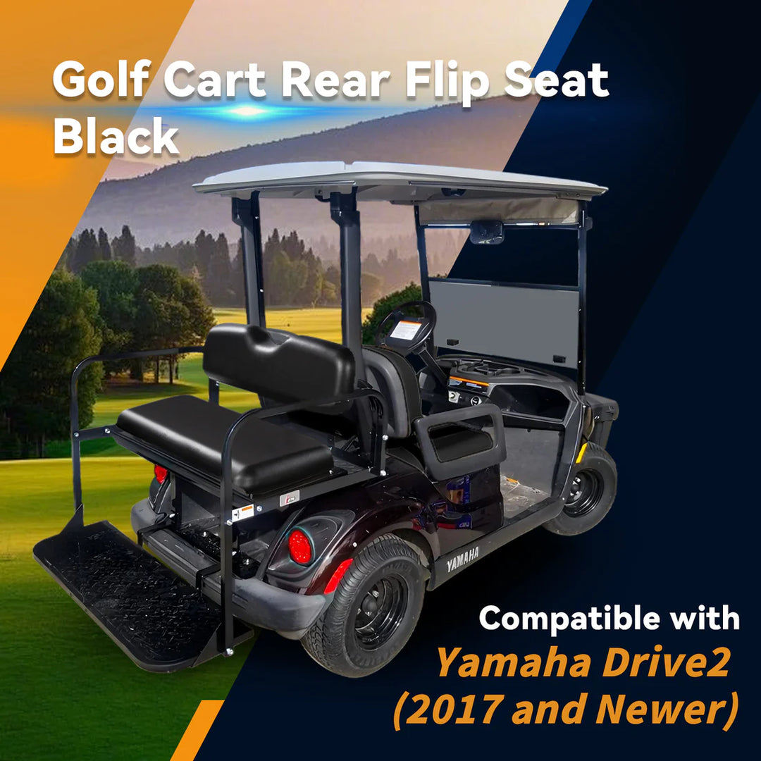 Rear Seat Kit- Black for Yamaha Drive 2