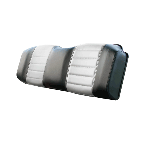 Evolution Golf Cart Back Rest Seat Cushion Black with White Stripe
