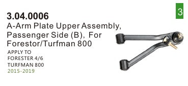 Evolution Golf Cart Upper A Arm 2015-2019 Models