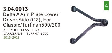 Evolution Golf Cart Lower A Arm 2015-2019 Models