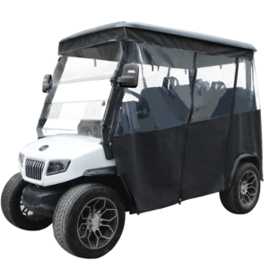 Evolution D5 Ranger 4 &amp; Maverick 4 Passenger Golf Cart Enclosure Evolution Brand With Tracks