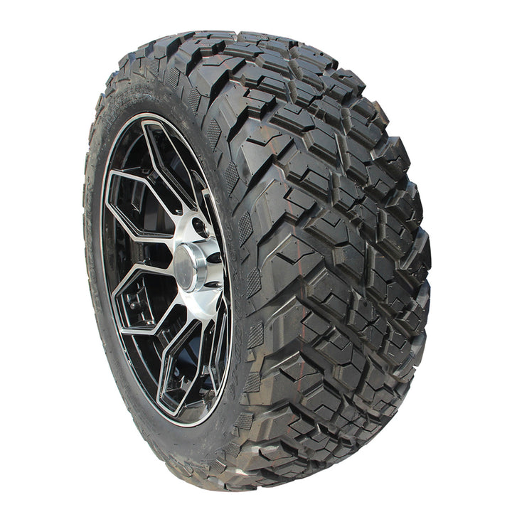 EVOLUTION D5 MAVERICK GOLF CART WHEEL ON 23x10-14 DOT TIRE (4-PLY)
