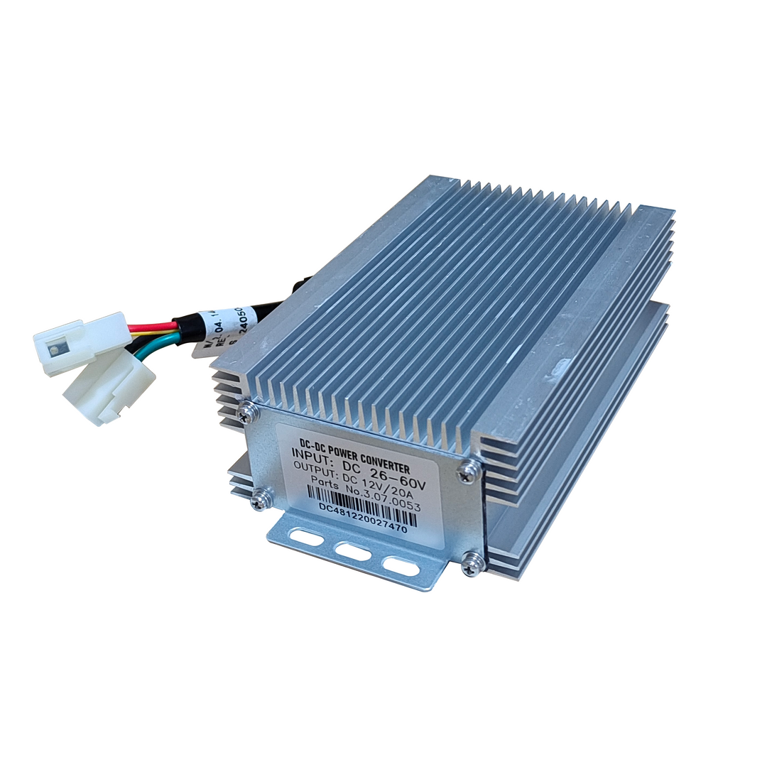 Evolution Golf Cart OEM 300 Watt 20 Amp 48V to 12V DC Converter