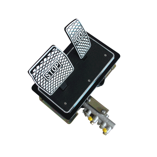 Evolution Golf Cart Accelerator and Brake Pedal Assembly with Hydraulic Brakes