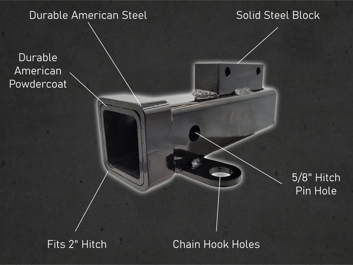 EVOLUTION D5 2+2 TRAILER HITCH RECEIVER