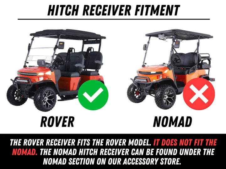Denago Rover XL and XXL Adjustable 2" Hitch Receiver